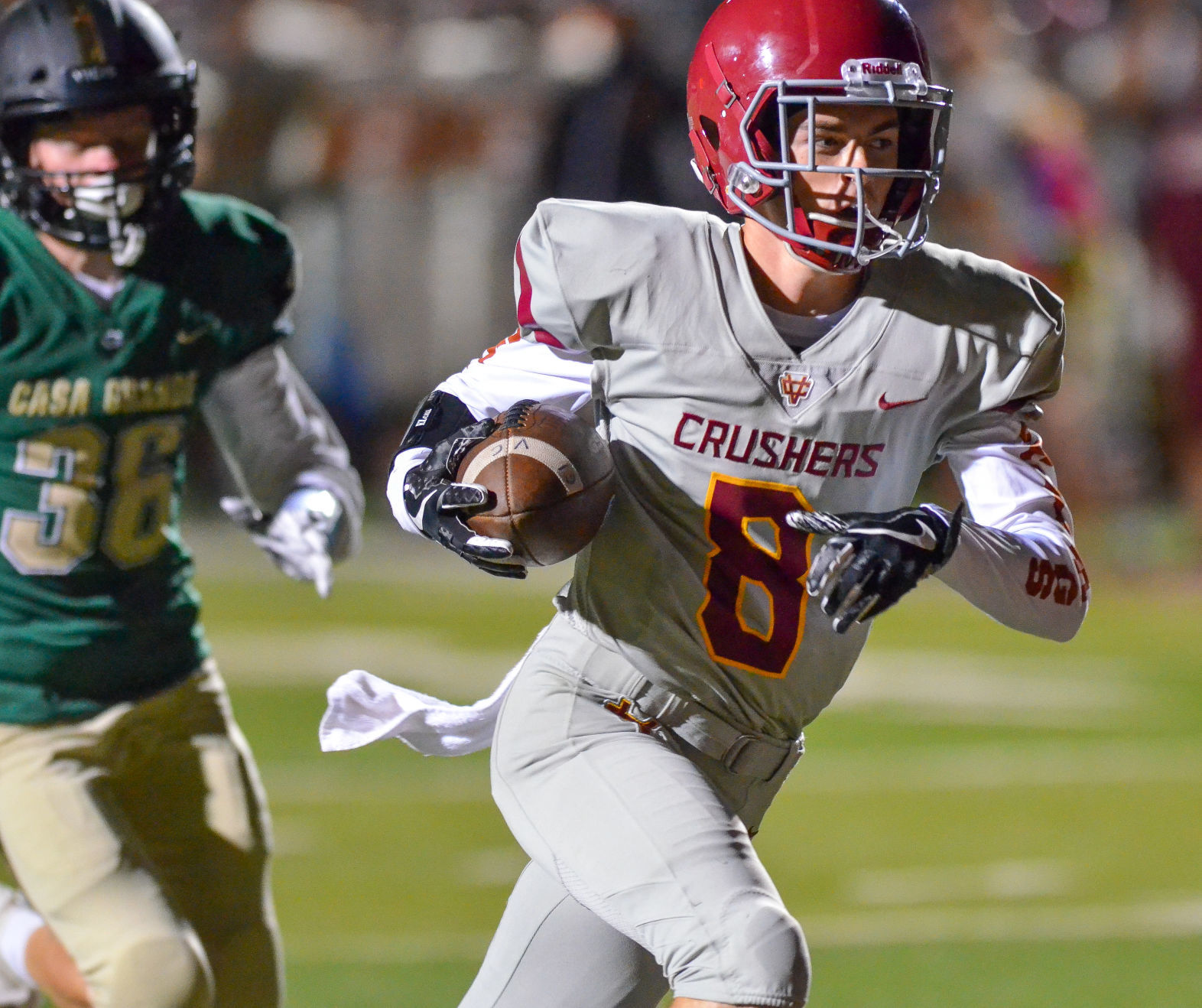 Vintage football vs. Casa Grande